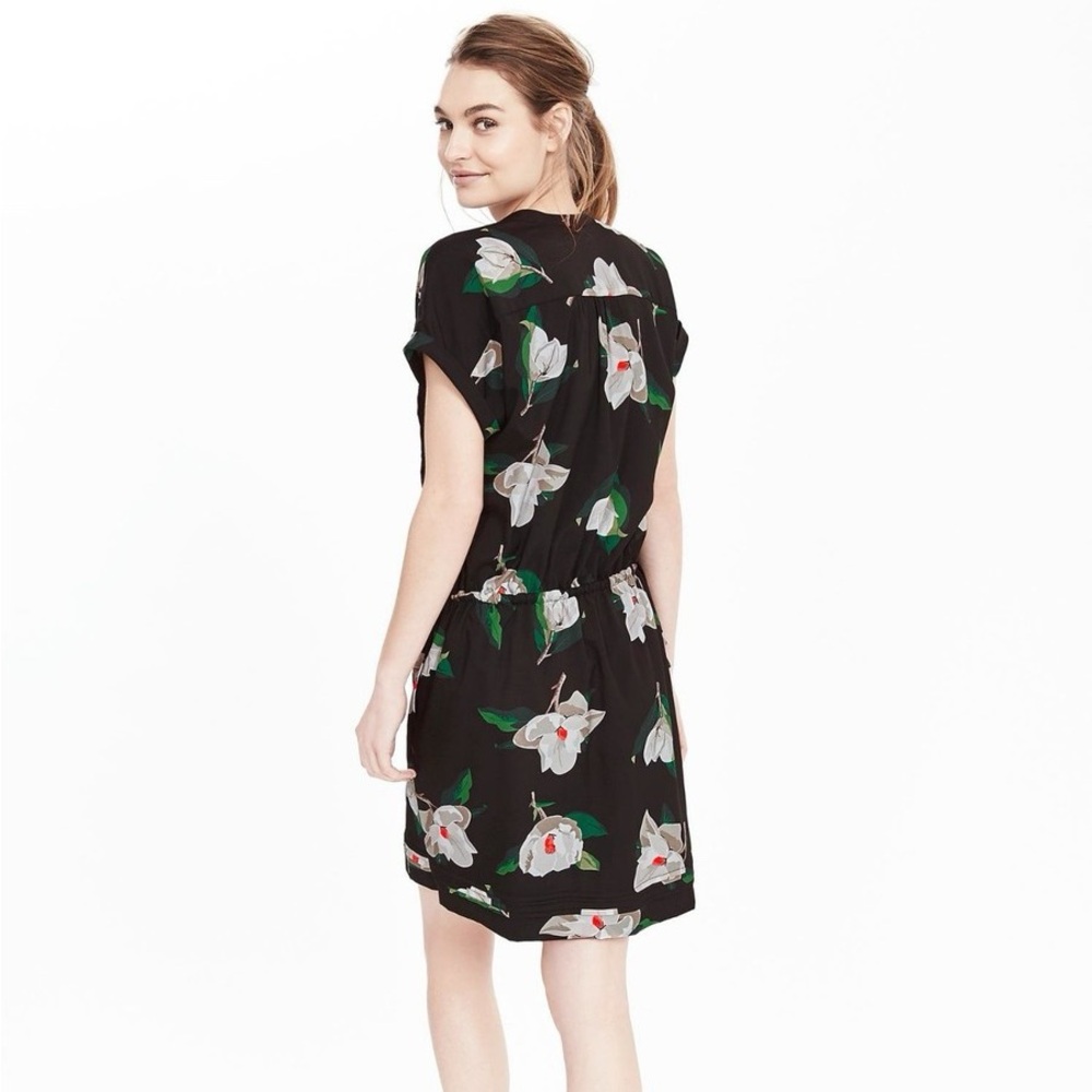 Banana Republic Black Floral Dress size 0